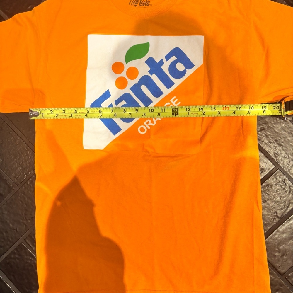 Men’s Medium 2018 vintage inspired Fanta Orange T-Shirt by Cocoa Cola. - Picture 5 of 7